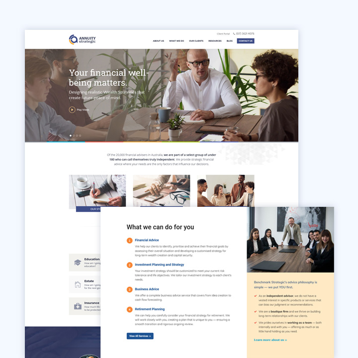 Custom Designed Templates